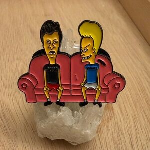 Beavis and Butthead Cartoon Character Enamel Pin - BUNDLE AND SAVE